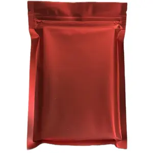 Sooner Bags - Red Zipper Closure Reusable Storage Bags for Organizing and Packing