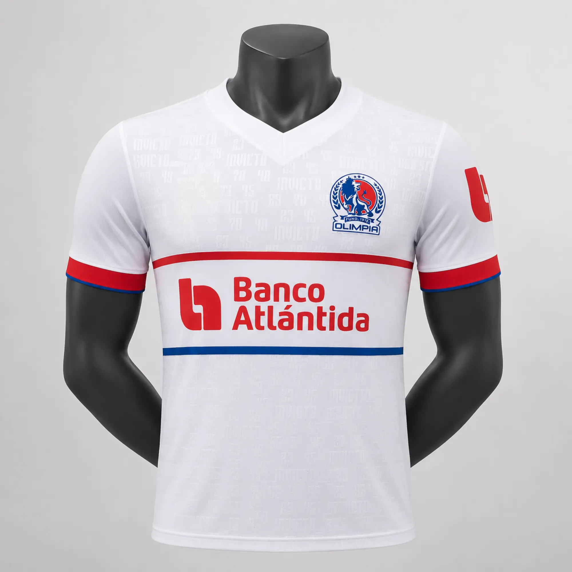 CD Olimpia 2025-26 Home Soccer Jersey - Full Print Logo