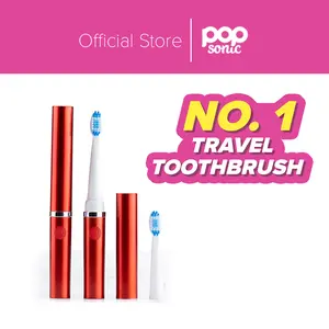 Go Sonic Travel Toothbrush – Compact Battery-Powered Sonic Brush with 2 Speeds