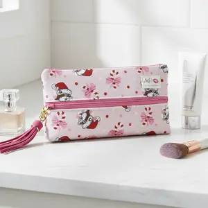 Buc-ee's Candy Cane Makeup Junkie Bag