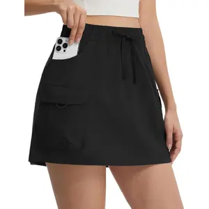 baleaf Skorts for Woman Hiking Cargo Athletic Skirt with Pockets High Waisted Golf Travel Skirts Water Resistant UPF 50+ [PC:bho012]