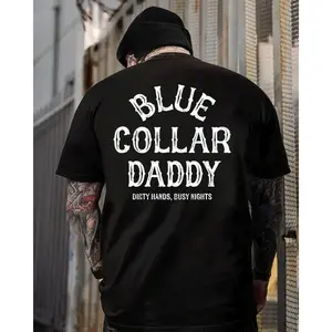 Blue Collar Daddy T Shirt, Dirty Hands Busy Nights Shirt, Funny Working Man Graphic Tee, Blue Collar Dad Gift, Mechanic Welder Construction Worker Shirt, Blue Collar Daddy Sweatshirt, Blue Collar Daddy Hoodie