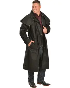 Outback Trading Co Men's Co. Long Oilskin Duster - 2042 Brown