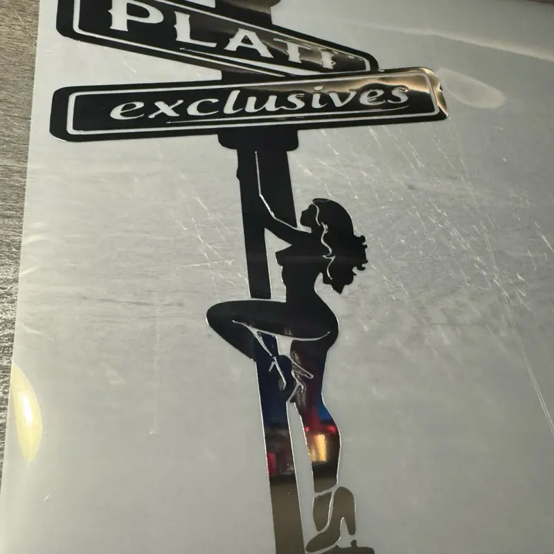 plati exclusives back glass truck vinyl decal