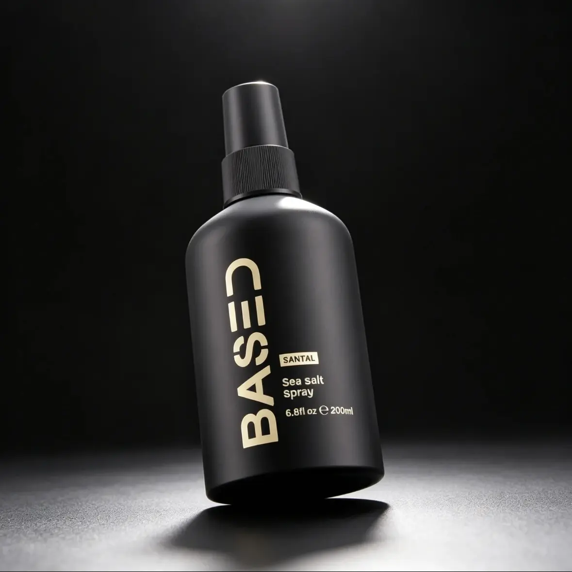 BASED Deluxe Straight/Wavy Hair Kit | Shampoo, Conditioner, Texture Powder, Hair Clay, Pomade, Sea Salt Spray + Wooden Comb | Non-Toxic, High Performance