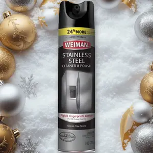 Weiman Stainless Steel Cleaner and Polish 12oz - for Appliances, Streak-Free, 12 Ounce