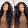 Bling Hair Deep Wave Headband Wig Human Hair Glueless Beginner Friendly No Lace No Glue Needed 180 Density Brazilian Virgin Hair Deep Curly Headband Wigs for Black Women backtoschool, Curly Hair, Human Hair Wigs, Wigs Human Hair, Female sohochic