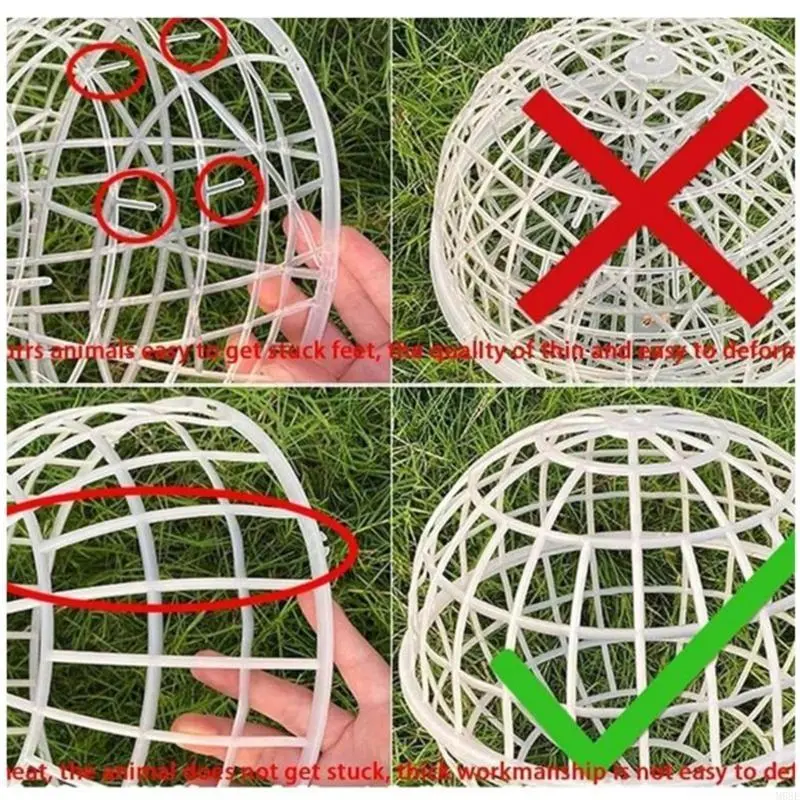 Walking Chicken Cage Safe Globular Chicken Rolling Balls Chicken Balls Cage M68E