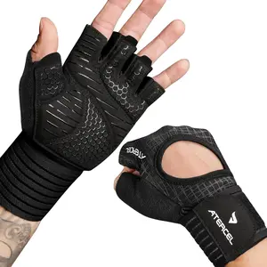Gym Gloves for Men & Women with Wrist Support, Breathable Weight Lifting Workout Gloves for Fitness, Training & Weightlifting