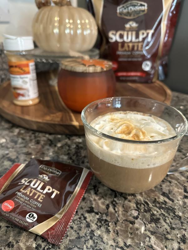 Scuplt Latte Premium Coffee Infused with Reishi 210g Sweetened with Monk Fruit Beverage Perfume No Sugar Added