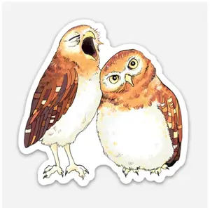 Singing owl stickers