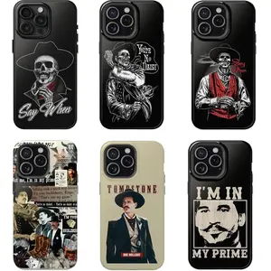 Doc Holliday Phone Case Val Kilmer Tombstone Tribute Compatible with iPhone 17, X, 11, 12, 13, 14, 15, 16 Series & Galaxy Series