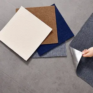 Self-Adhesive Carpet Tiles Pack of 10/20, Durable Floor Mats for Home Office & Retail, Easy Installation for Commercial Spaces