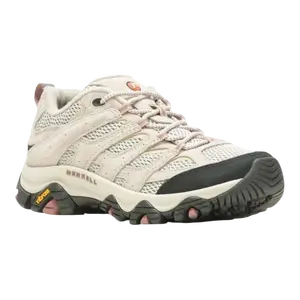 Women's MERRELL MOAB 3 Aluminum Dual-Color Casual Trainers, Comfortable Walking Shoes