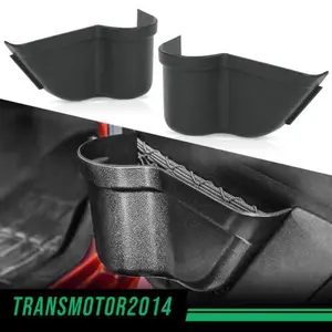 2x Front Door Storage Pockets Organizer Boxes Fit For 2011+ Jeep Wrangler JK New Upgraded Version