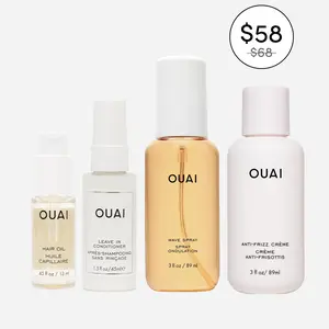 OUAI Healthy Hair Travel Kit - Styling Set For Gorgeous Hair OUAI Healthy Hair Travel Kit - Styling Set For Gorgeous Hair