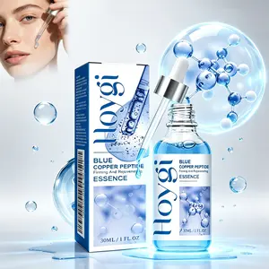 Blue Copper Peptide Essence 30ml – Firming & Rejuvenating Formula – Moisturizing, Hydrating & Supports Skin Firmness – Helps Fade Fine Lines for Brighter-Looking Skin Suitable for All Skin Types