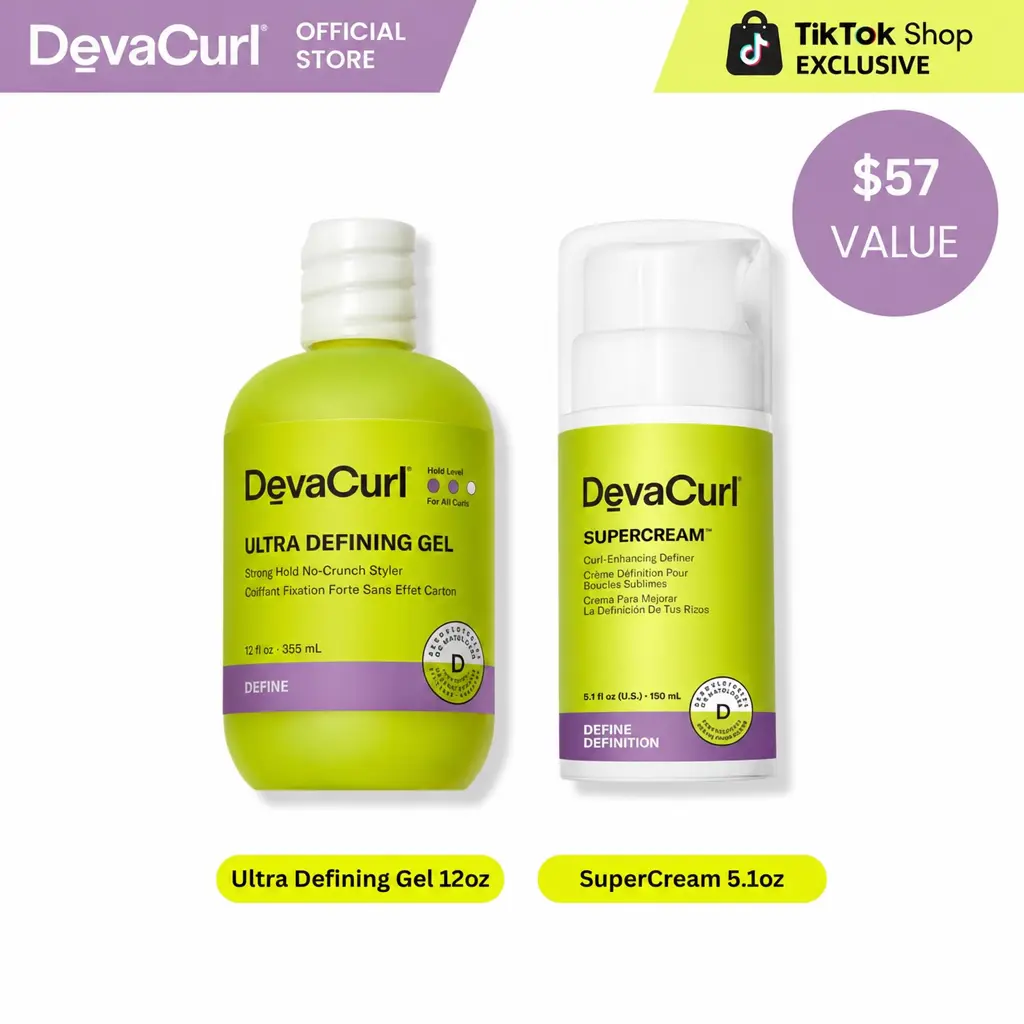 DevaCurl Ultra Defining Gel & SuperCream