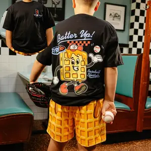 Youth & Adult Batter Up Baseball Tee, Casual Wear for Son and Daughter, Graphic T-Shirt for Baseball Drip Lover, Soft Apparel Made In The USA	