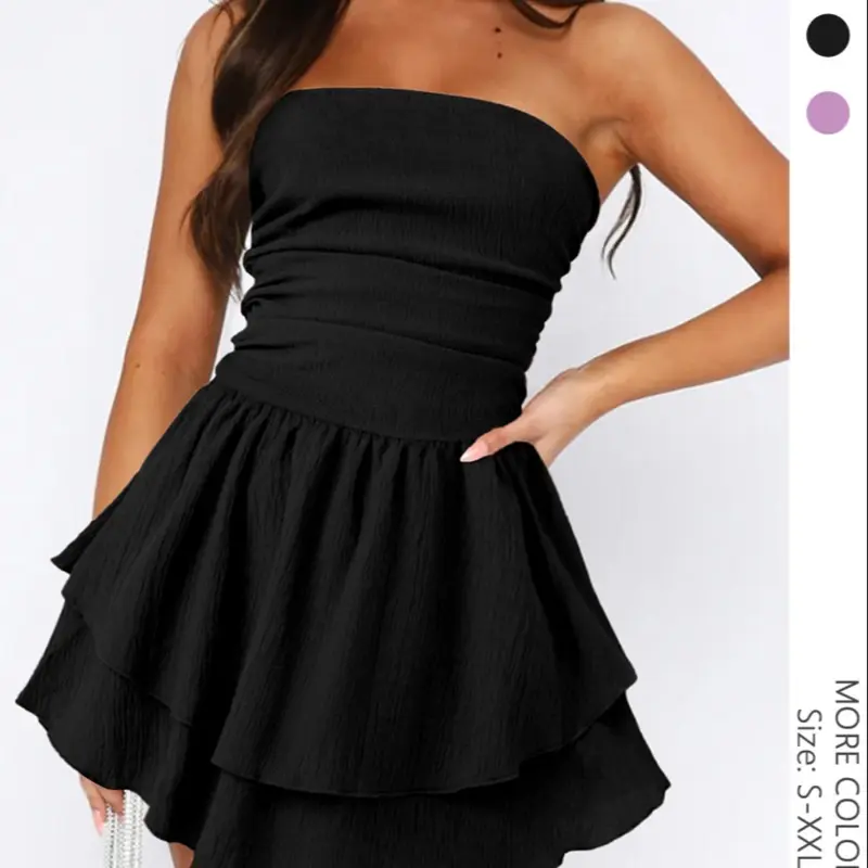 USBoutiqueCHIC Women's Knit Jacquette Fit & Flare Dress | Lightweight 130G Summer Dress