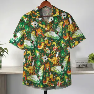 Hawaiian Shirt, Fish Print Aloha Shirt, Tropical Summer Shirt, Insect System Hawaiian Shirt, Aloha Shirt – Unique Anime Hawaiian Shirt for Fans #alohashirt #hawaiianshirt #tropicalvibes #summeroutfit #beachwear #viraloutfit