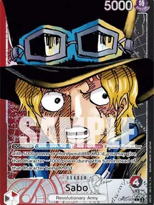 Sabo OP05-001 Alternate Art Leader — Awakening of the New Era — One Piece Card Game