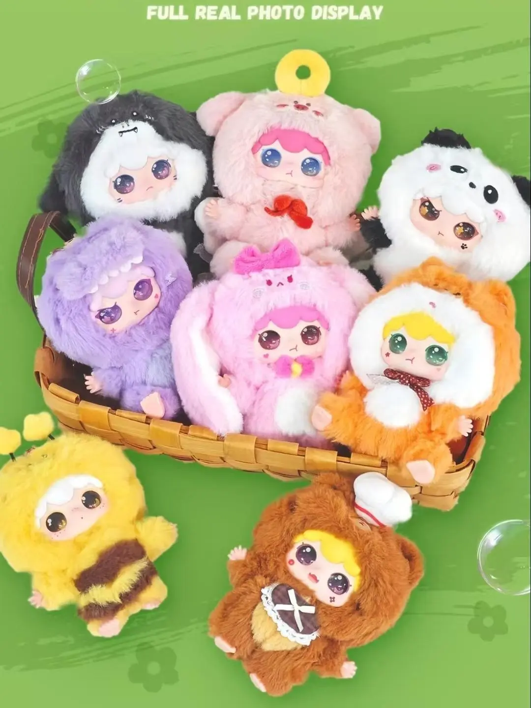 BABYTHREE-Kimipapa- Animal-Themed Plush MysteryBoxes Soft Plush Collectibles
