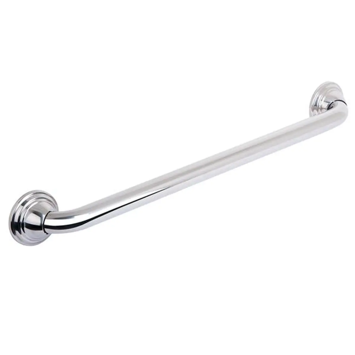Utopia Alley GB16SS Decorative Shower Grab Bar - 16" Chrome Bathroom Grab Bars for Seniors - Non-Slip Bathroom and Household Handicap Safety Bar, Bathroom Bars for Elderly, Wall Handle Secure Grip, & Home Care Accessories