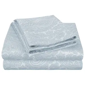 Superior Paisley 600-Thread Count CottonBlend Sheet Set, Queen