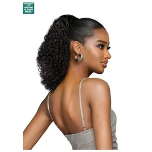 Bobbi Boss Bundle Human Hair Ponytail Bohemian Curl 18"