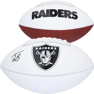 Jack Bech Las Vegas Raiders Autographed Franklin White Panel Football - Fanatics Authentic Certified