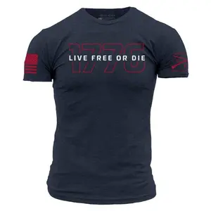 Live Free Or Die '76 T-Shirt - Midnight Navy