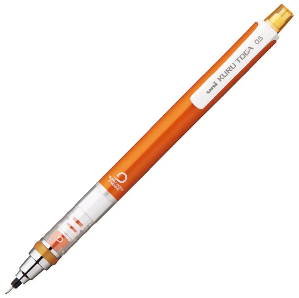Uni Kurutoga Mechanical Pencil Standard, 0.5mm, Silver (M54501P.26)