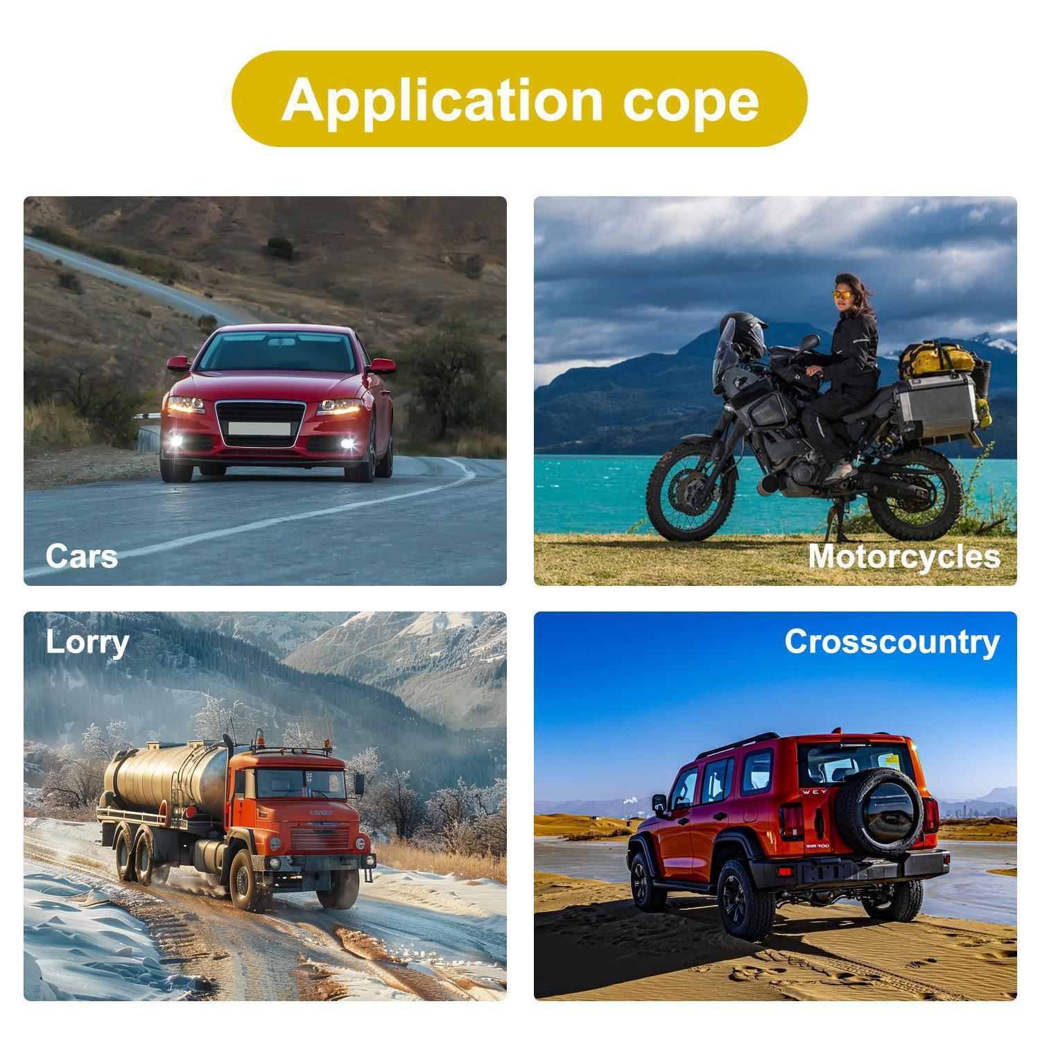 Heavy Duty Tubeless Tire Repair Kit: Flat Plug Tool w/ T-Handle & 55 Strings for Car Truck ATV