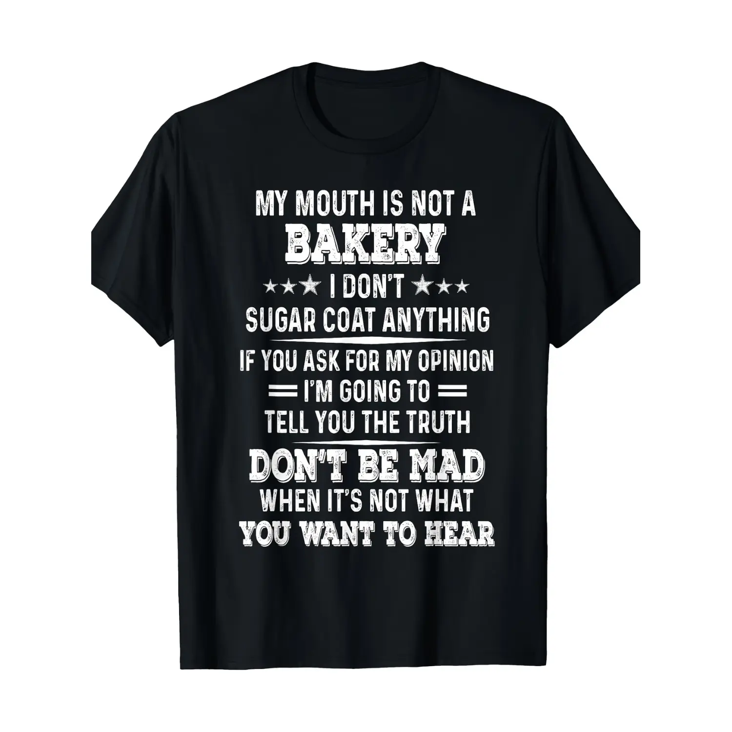 T Shirt is not a bakery i dont anything t shirt comfortable crew neck casual print fashion 220 -1 T Shirt Top Womenswear
