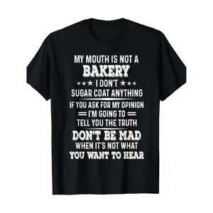 T Shirt is not a bakery i dont anything t shirt comfortable crew neck casual print fashion 220 -1 T Shirt Top Womenswear