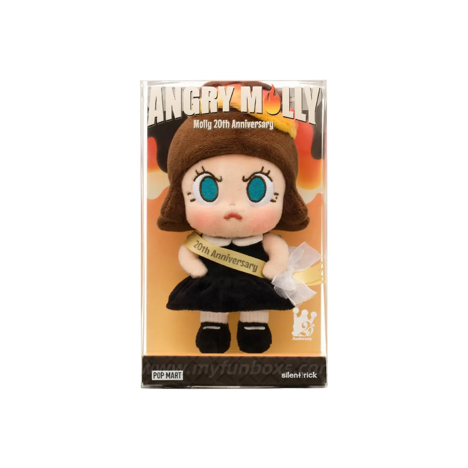 Pop Mart Angry Molly 20th Anniversary K Party Vinyl Figure Plush