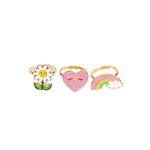 Ladybug Garden Ring Set