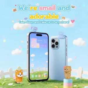 Cute Animal Design Phone Tablet Border Clip, Mobile Accessory, Aesthetic Car Screen Dashboard Decor, Stylish Smartphone Holder