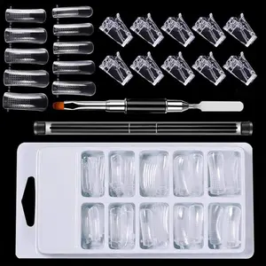 Coffin Nail Tips Set Long Nail Tips for Acrylic Nails Professional Nail Tips