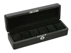 Diplomat 6-Piece Carbon Fiber Watch Box
