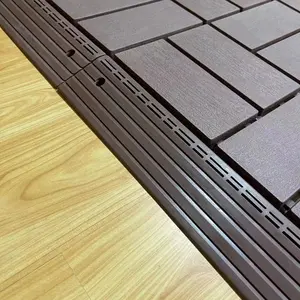 60 Trim Pieces And 4 Corners 30 Trim Pieces And 4 Corners , For HZ Deck Tiles,Easy interlock,Waterproof,Fireproof,UV Resistant