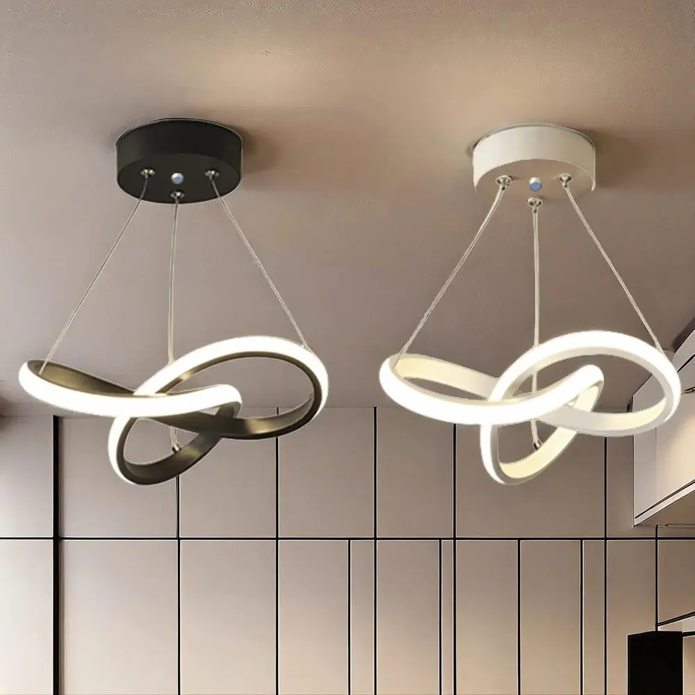 LED Pendant Light, 1pc Modern Aluminium Body with Silicone Shade Soft Light, Led Pendant Lamp, Interior Lights, Home Lighting, Led Lights Ceiling, Modern Mood Lighting for Entry Door, Entryway, Study Room, Bar, Bedroom and Dining Room