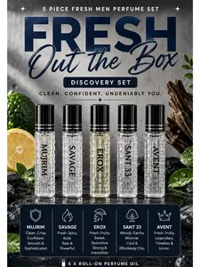 Fresh Out the Box Discovery Set Roll-On Oil Concentrate