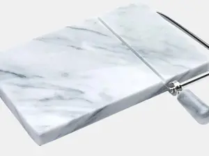 Marble Cheese Slicer, White, 1 Replacement Wire, 3841COM