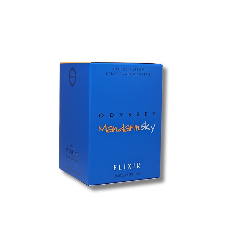 Armaf Odyssey Mandarin Sky Elixir Eau De Parfum 3.4FL.OZ Fragrances Blue Limited Edition Spray Delightful Scents