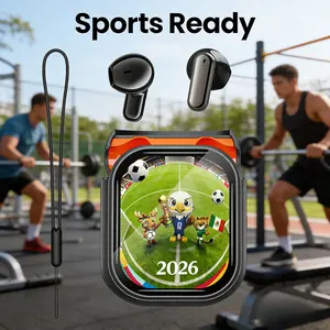 Wireless Translation Earbuds 134 Languages Real-Time, Bluetooth Headphones with LED Display 24H Battery, ENC Noise Cancelling Hi-Fi Sweatproof for Travel Work Office Sports Gift