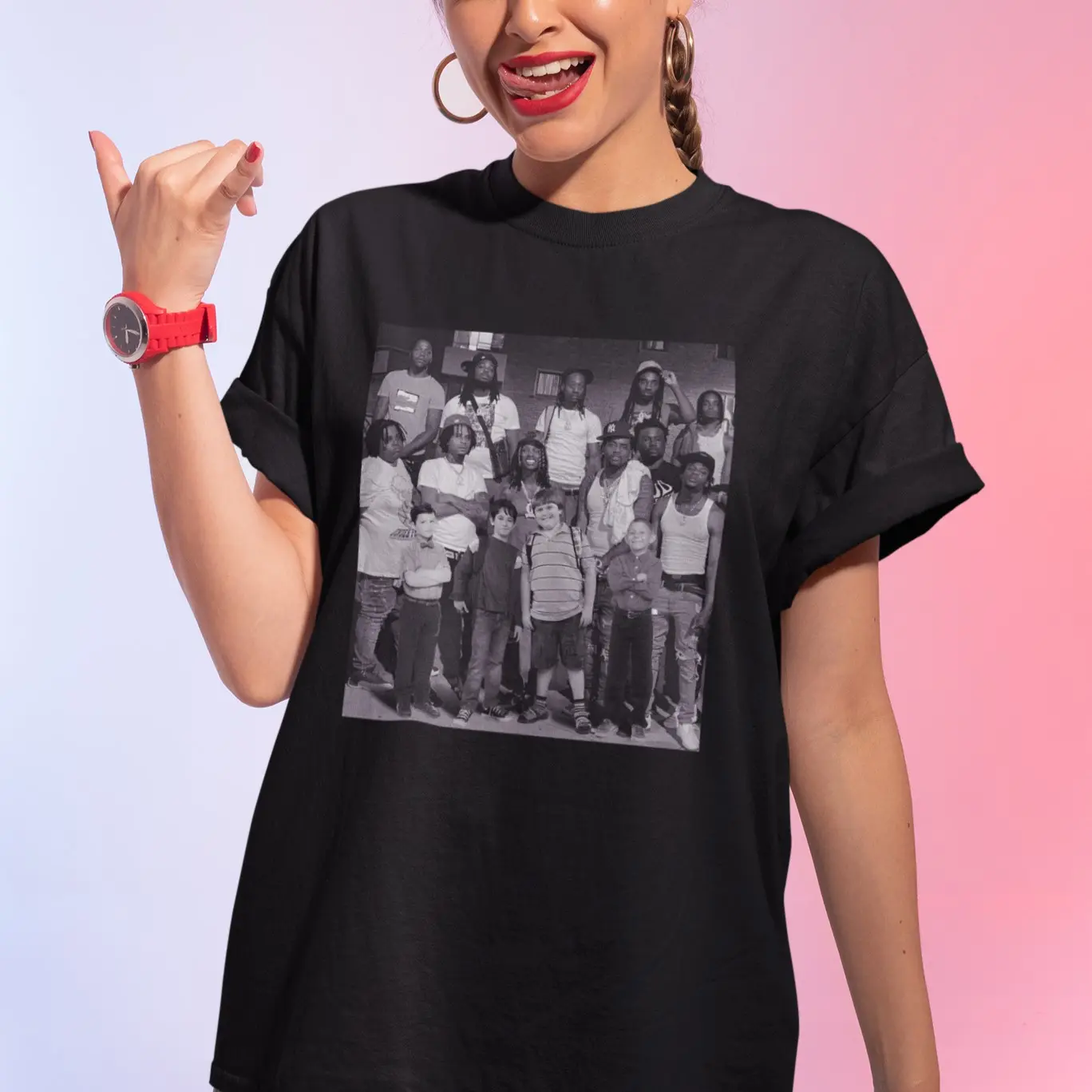 Young Block Shirt, Oblock Diaries, Von In The Middle Hoodie, Tshirt