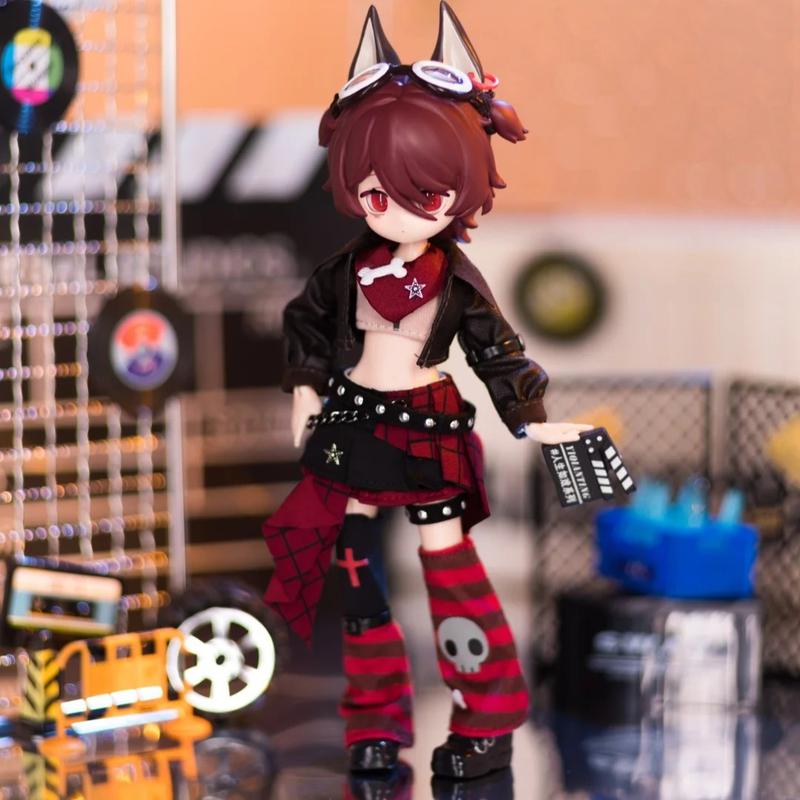 Electronic Cute Pet Series BJD Blind Box, Collectible Electronic Pet Game World 1/12 Ball Jointed Doll, Cute Dress Up Doll with Joints Collection Action Figure Toys Playset Birthday Christmas Gifts for Girls Boys