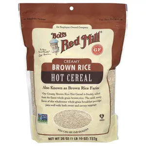 Bob's Red Mill Creamy Brown Rice Hot Cereal, 26 oz ( 737 g) Bob's Red Mill Creamy Brown Rice Hot Cereal, 26 oz ( 737 g)